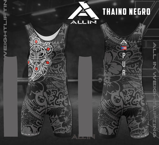 Taino Black Singlet | Puerto Rico On demand