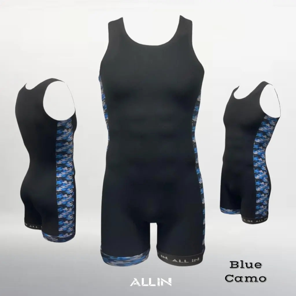 Core | Camo Singlet - Blue