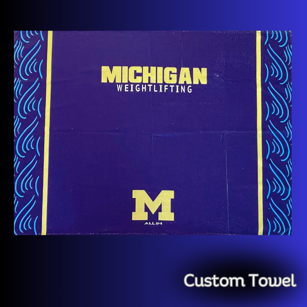 All In. Custom towel. 1m*75cm