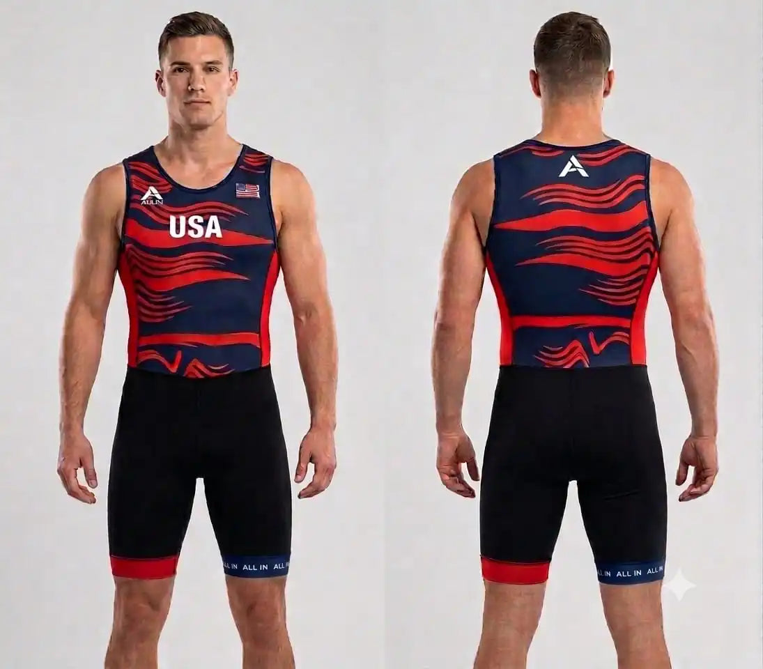 Liberty wave | Navy Blue & Red