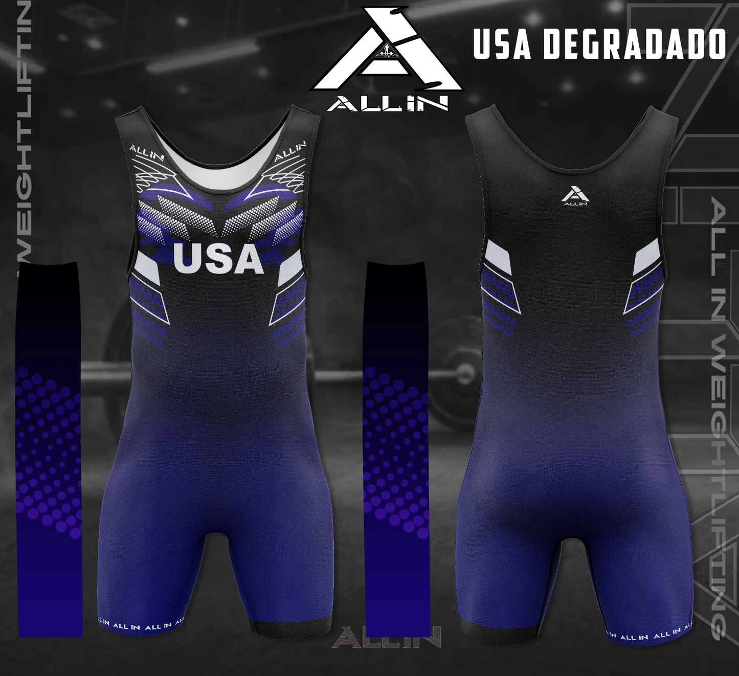 Blue Vegas Singlet | On Demand