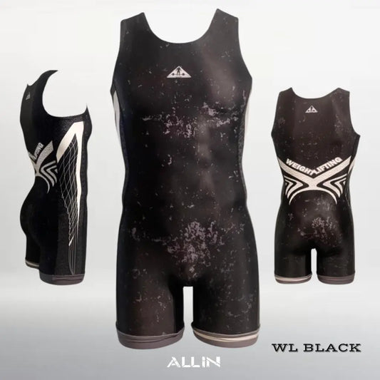 Weightlifting China Singlet | Black