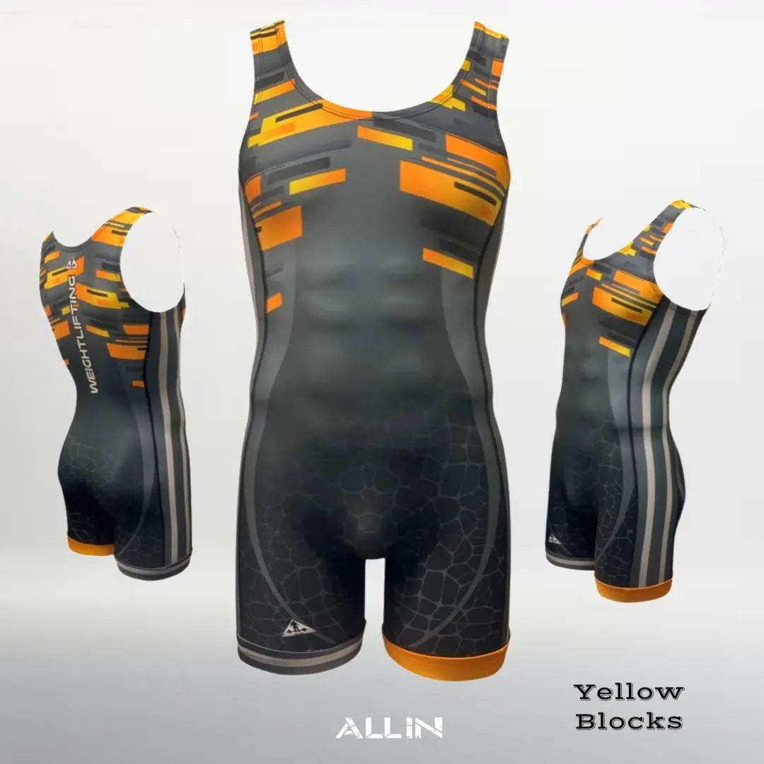 Blocks Singlet | Yellow
