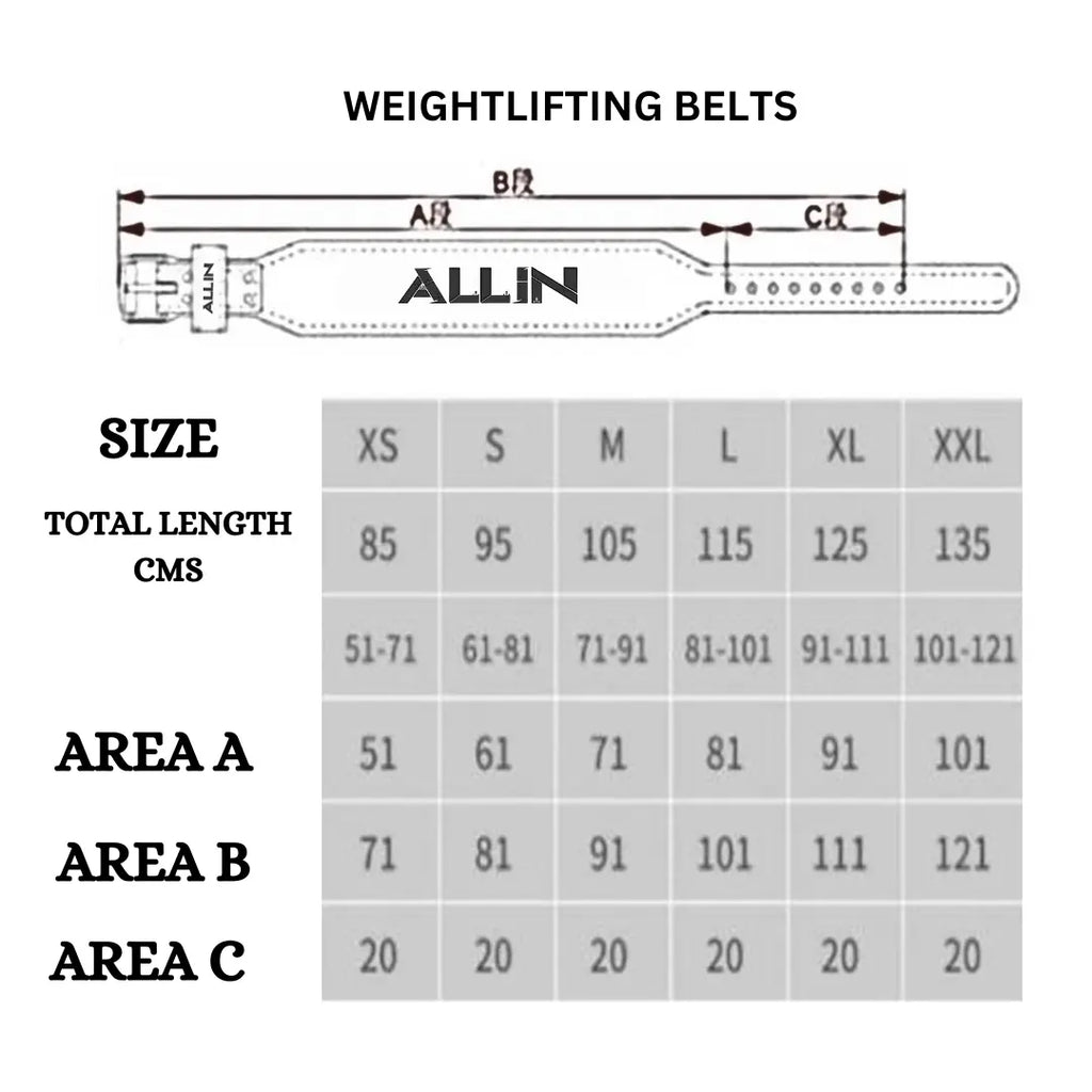 All In Lifting Leather Belt