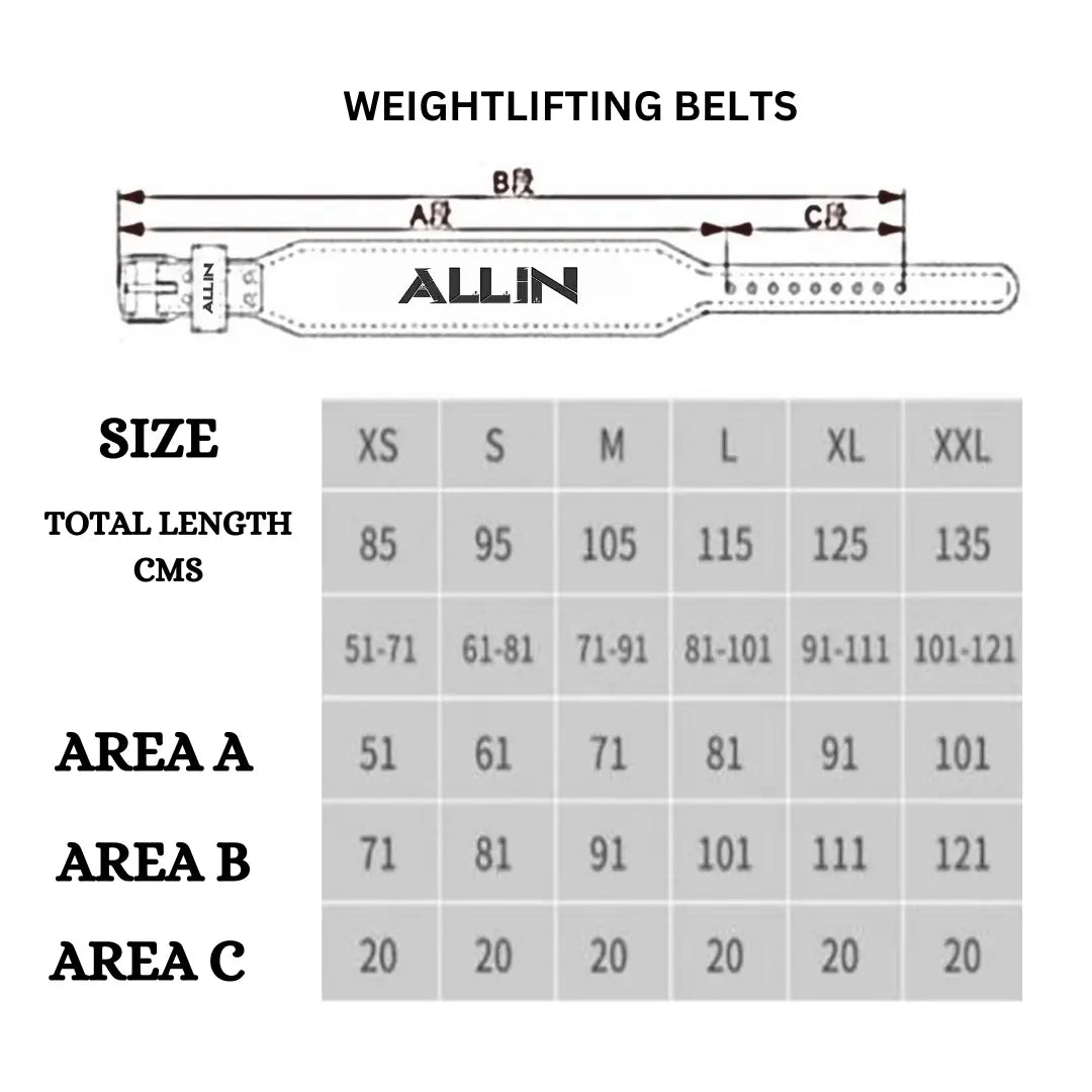 All In Lifting Leather Belt