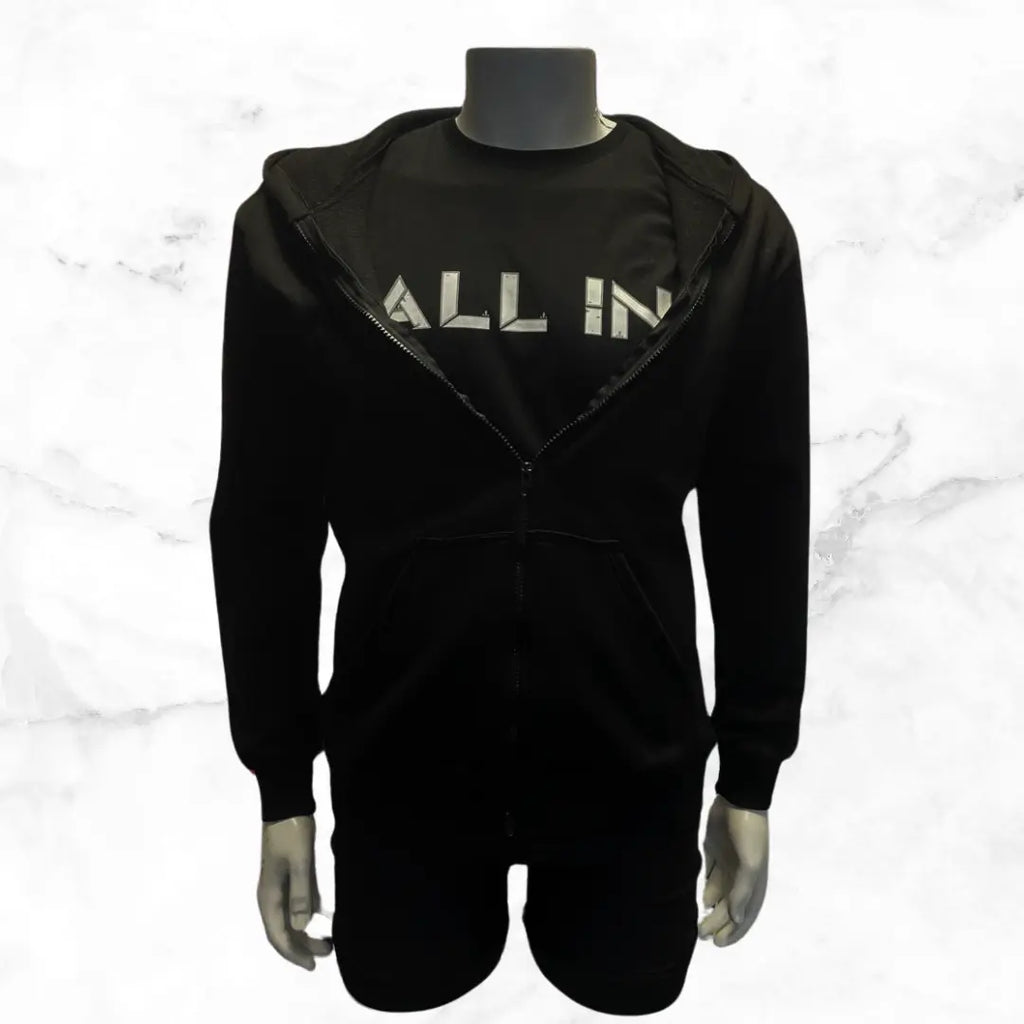 AI Core Hoodie Full Zip | Unisex | Black