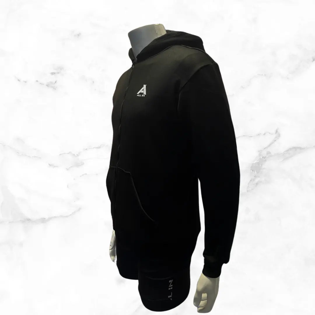 AI Core Hoodie Full Zip | Unisex | Black