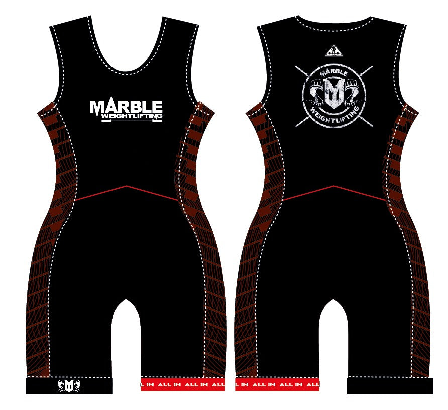 Marble Weightlifting Singlet | On Demand