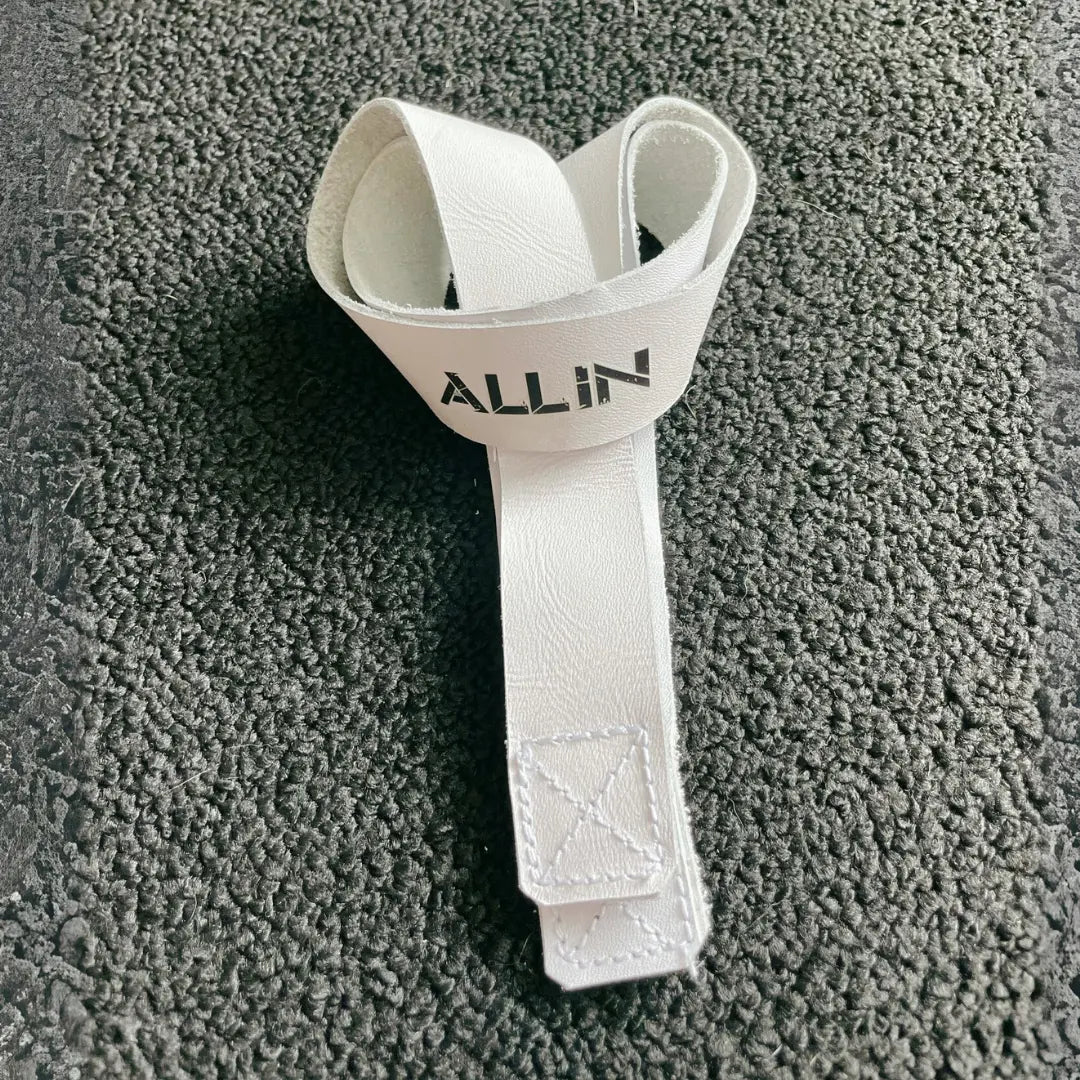 All In Oly Leather Lifting Straps